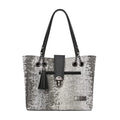 Textured Tassel Tote Bag