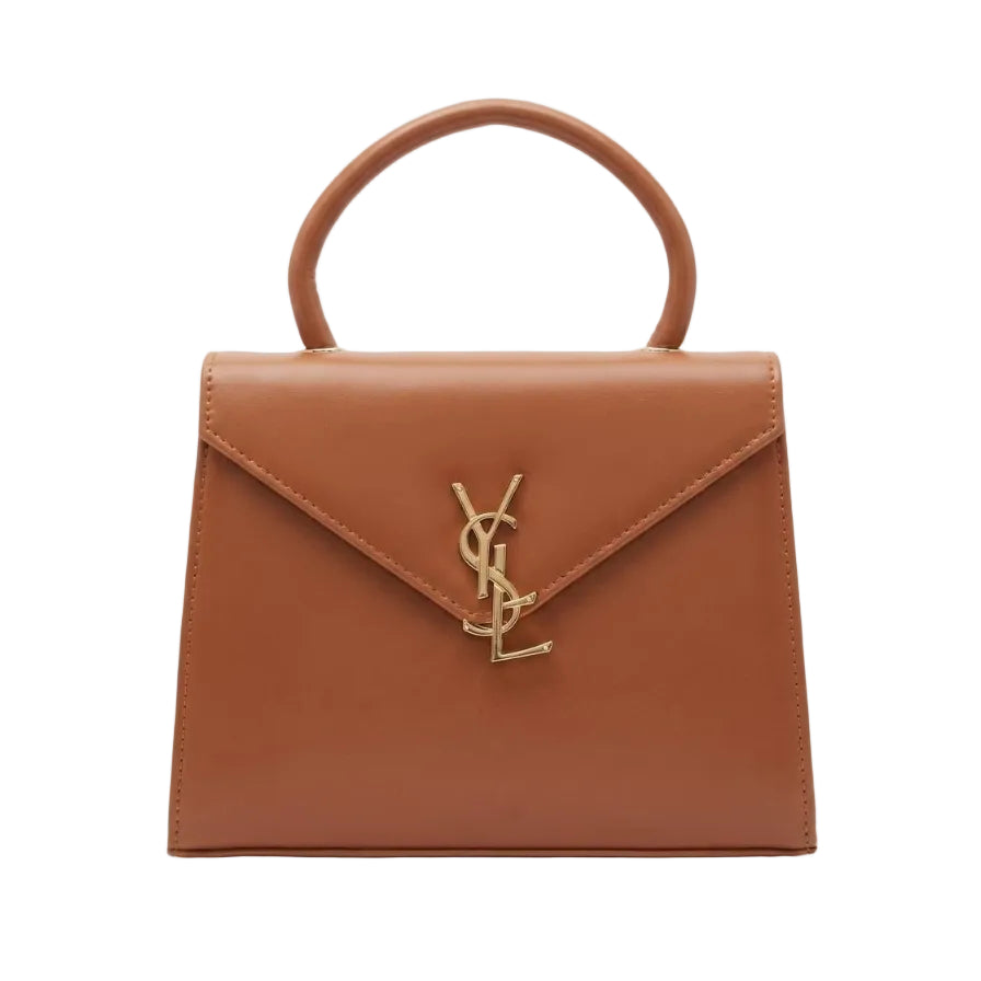 Elegant Structured Top Handle Handbag