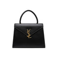 Elegant Structured Top Handle Handbag