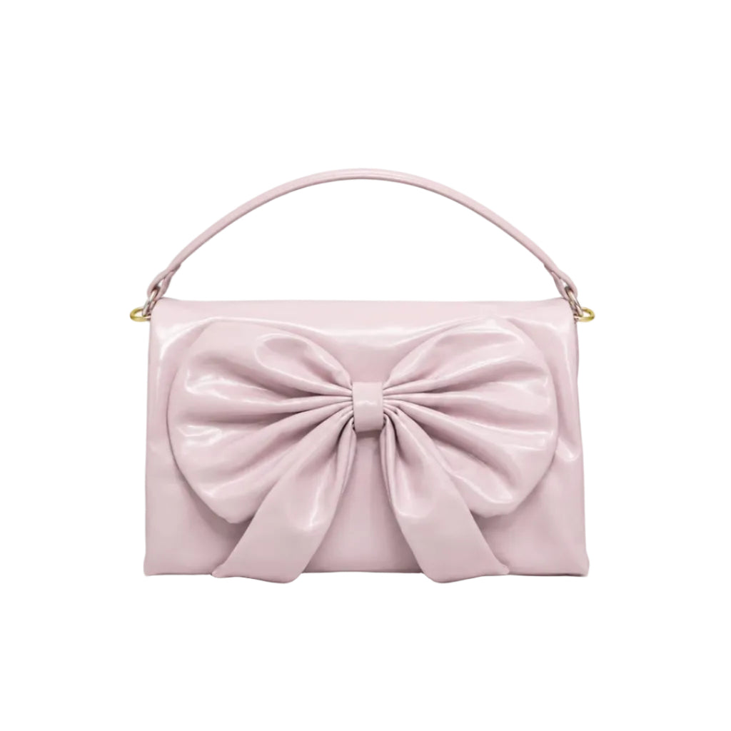 Luxury Bow Accent Shoulder Bag