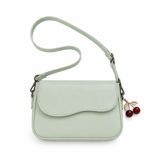 Girl's Leather Plain Purse