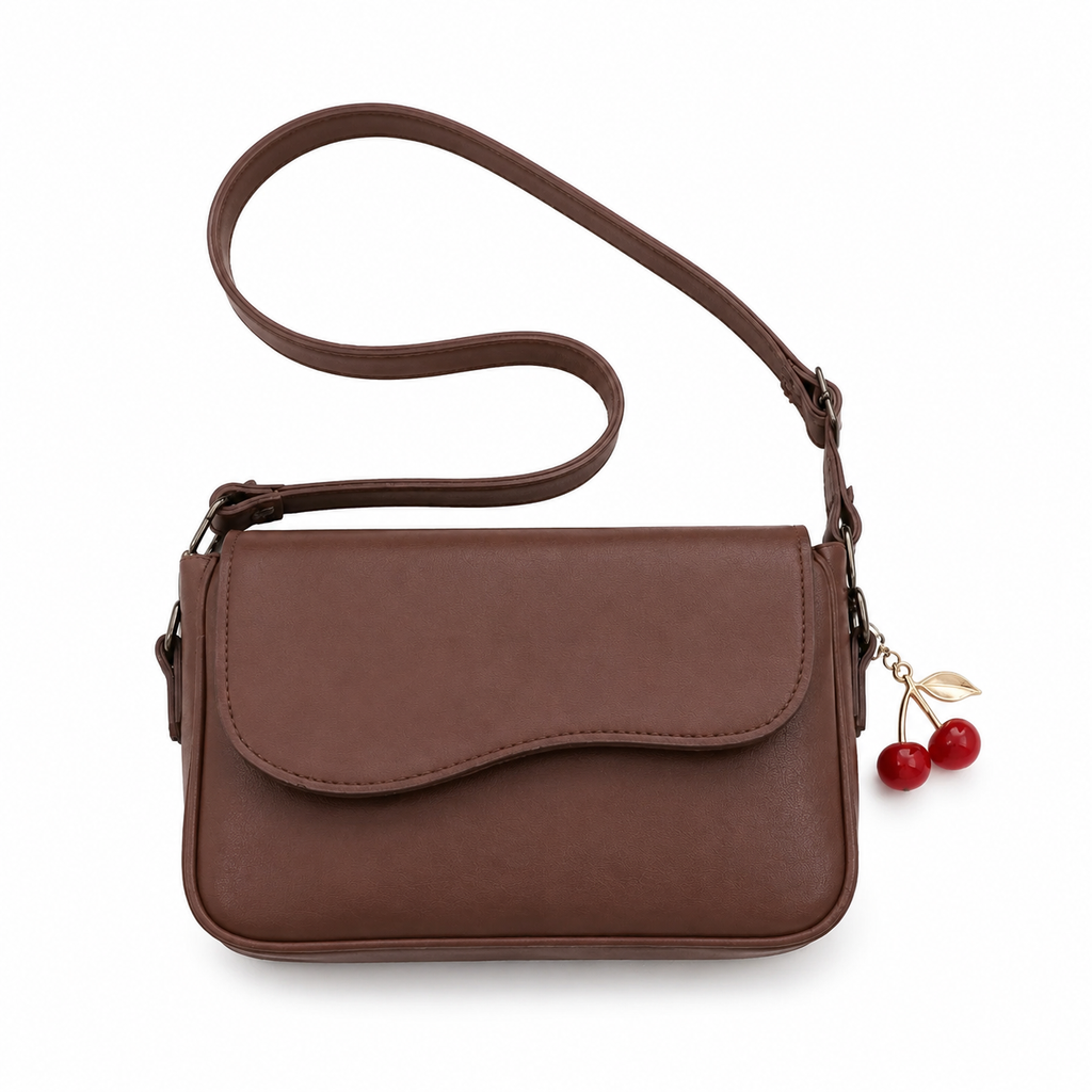 Girl's Leather Plain Purse
