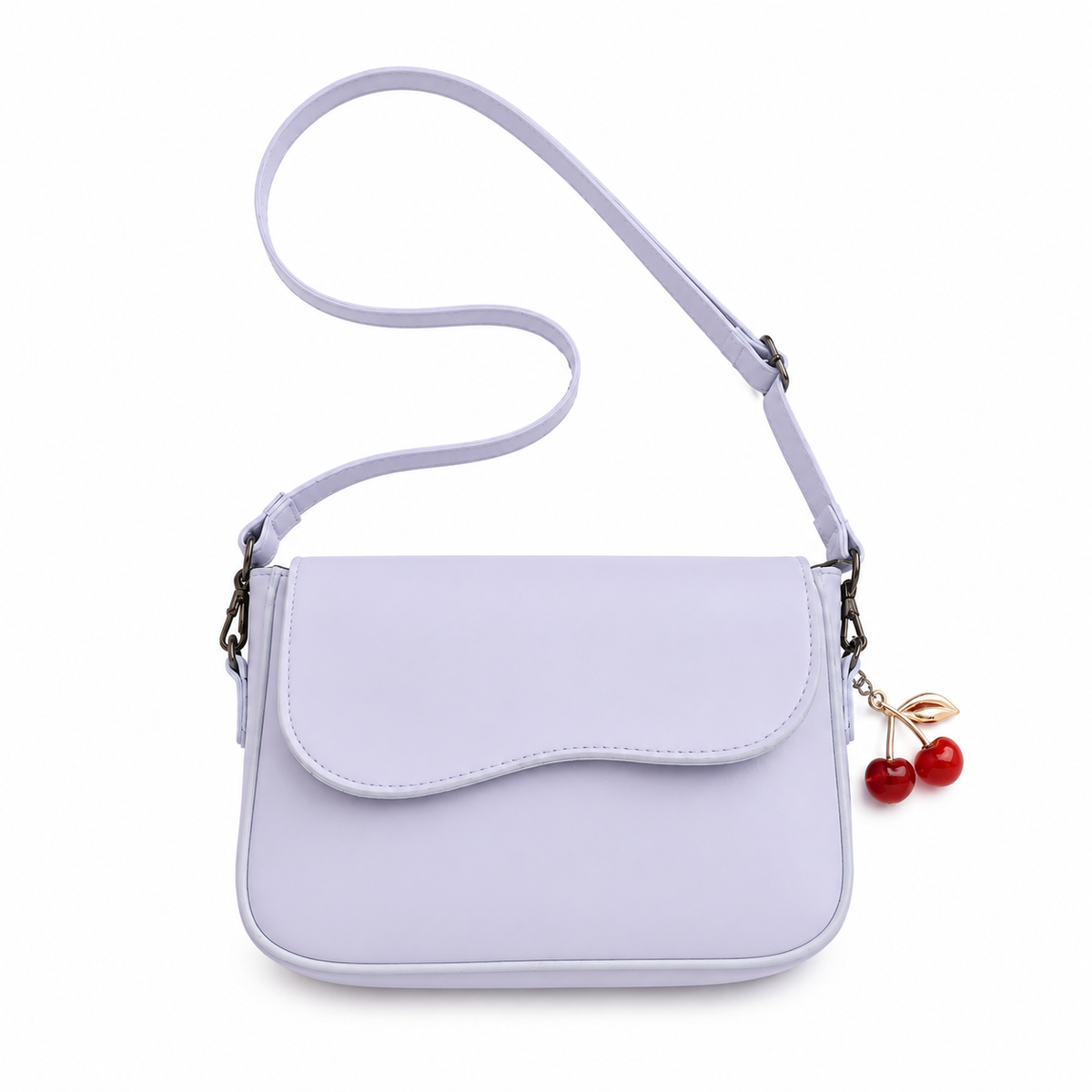 Girl's Leather Plain Purse