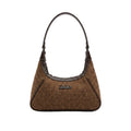 Vintage Textured Shoulder Bag