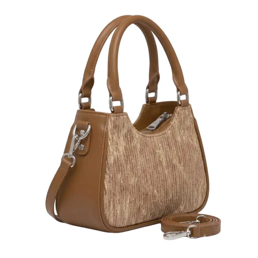 Textured Crossbody Shoulder Bag