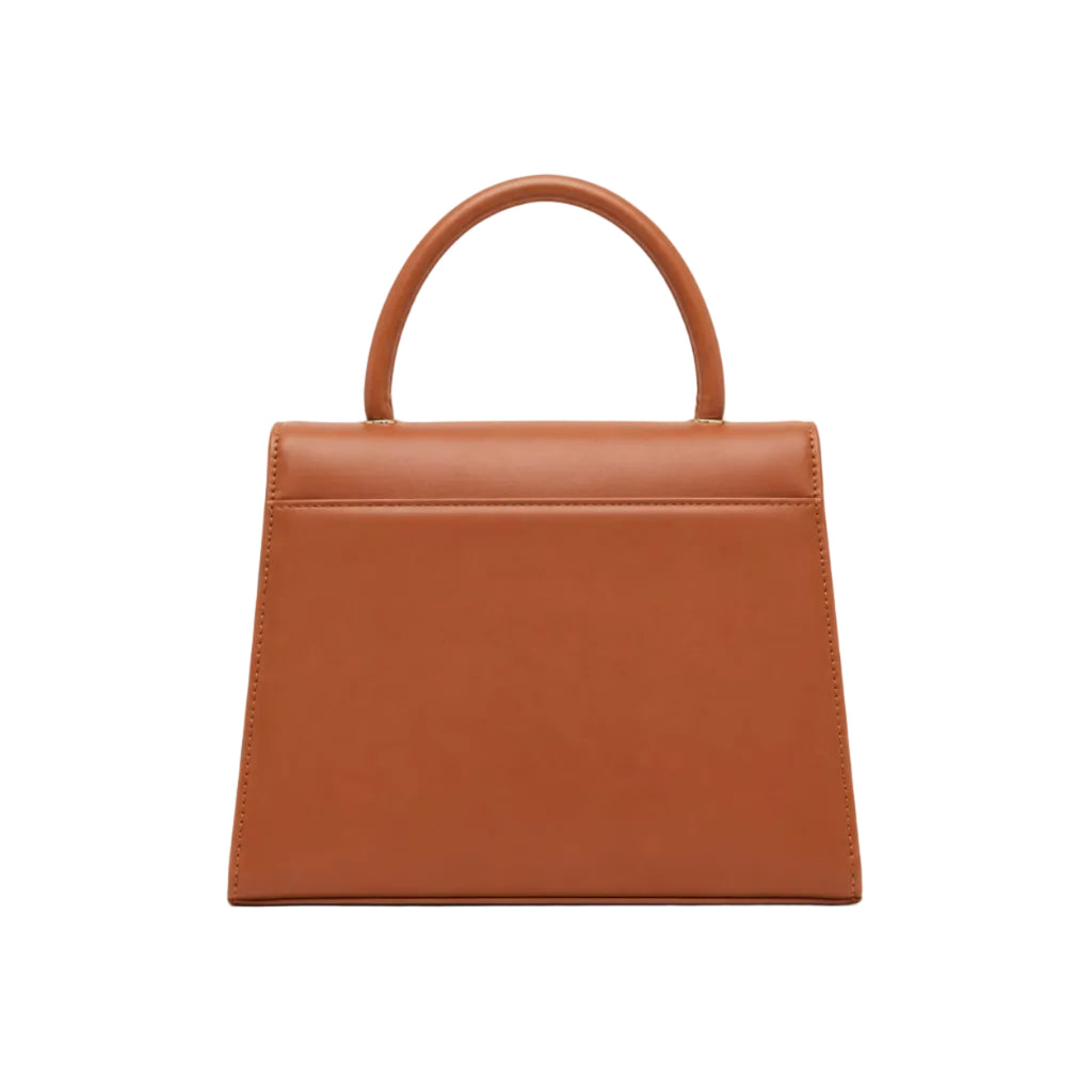Elegant Structured Top Handle Handbag