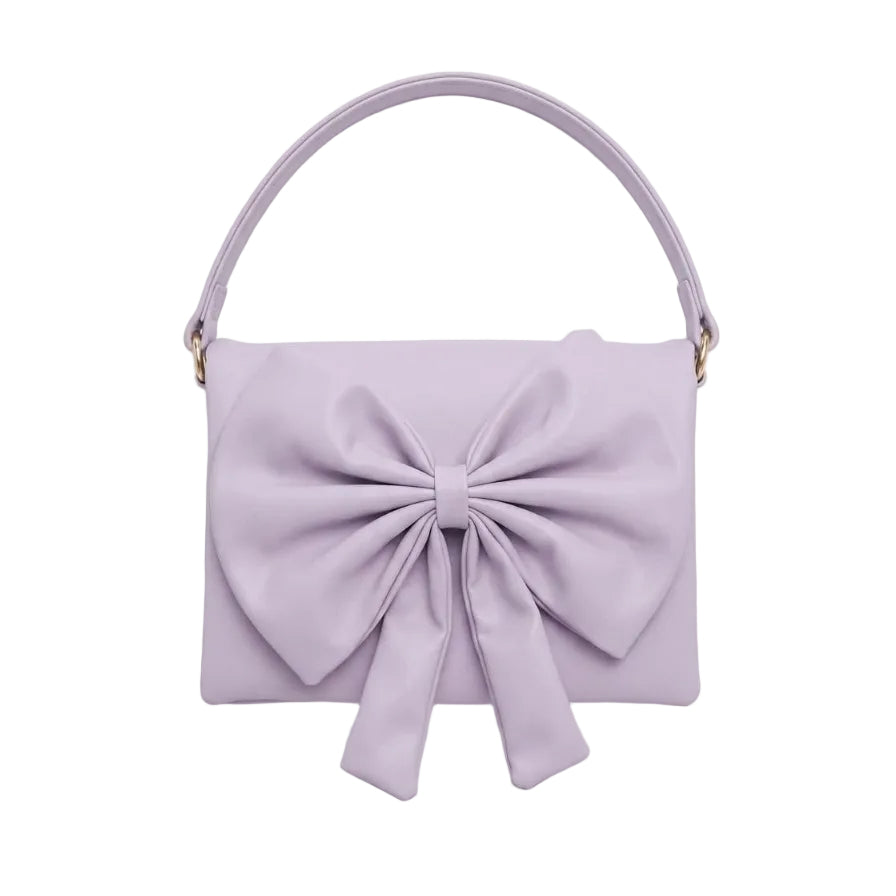 Luxury Bow Accent Shoulder Bag